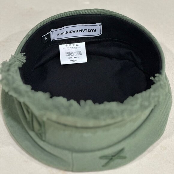 RUSLAN BAGINSKIY Raw Edge Baker Hat - Picture 5 of 5